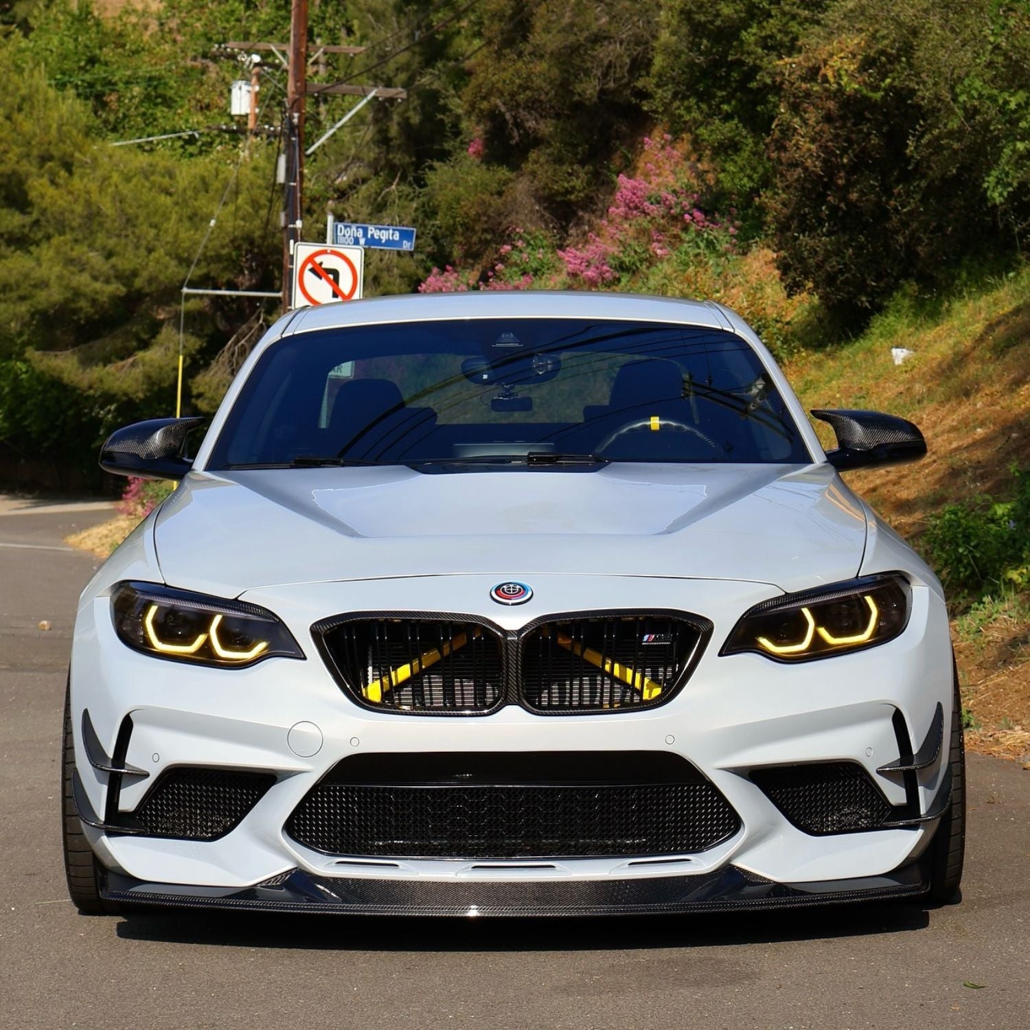 CSL-stijl gele DRL LED-lichtmodule set voor BMW 2 Serie & M2 (F87/F22/F23)