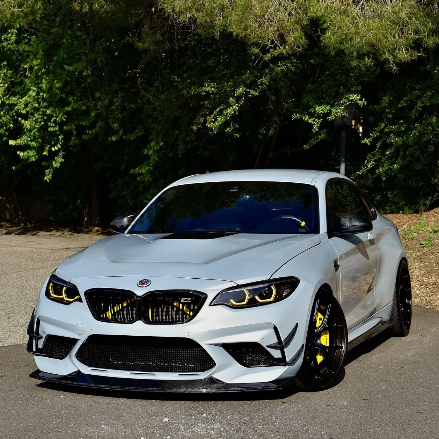 CSL-stijl gele DRL LED-lichtmodule set voor BMW 2 Serie & M2 (F87/F22/F23)