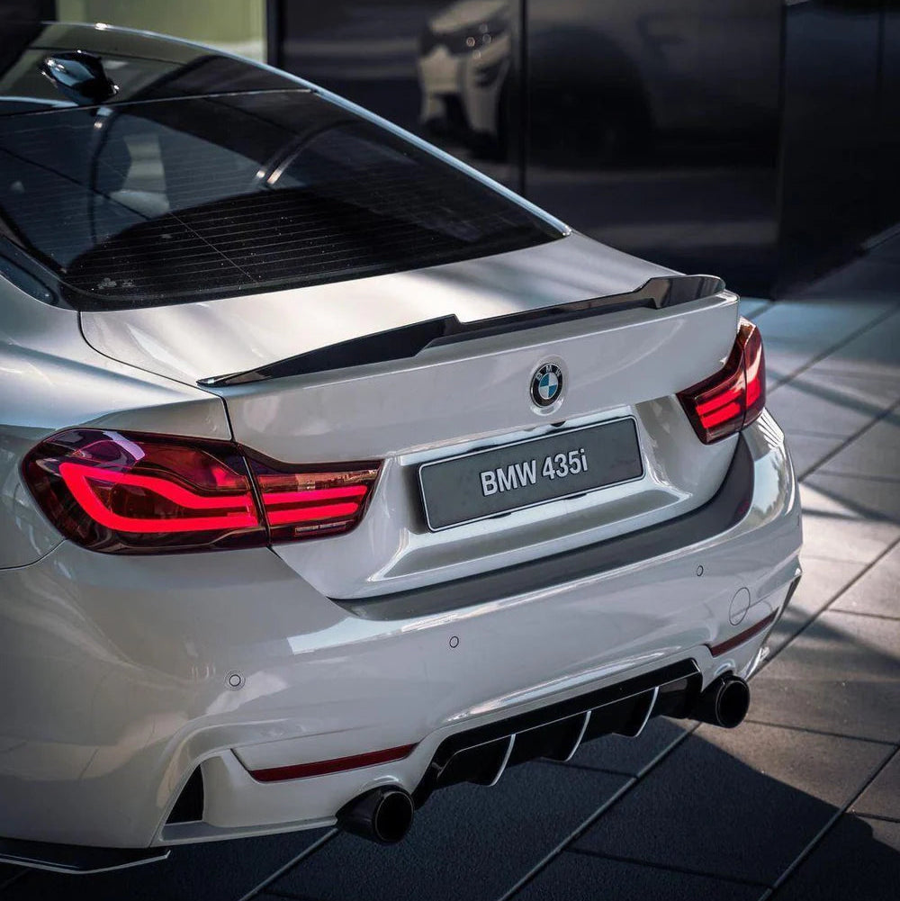 BMW 4 Serie F33 / M4 F83 Cabrio Pre-Preg Carbon M4-Stijl Achterspoiler van OPTIC (2014-2019)