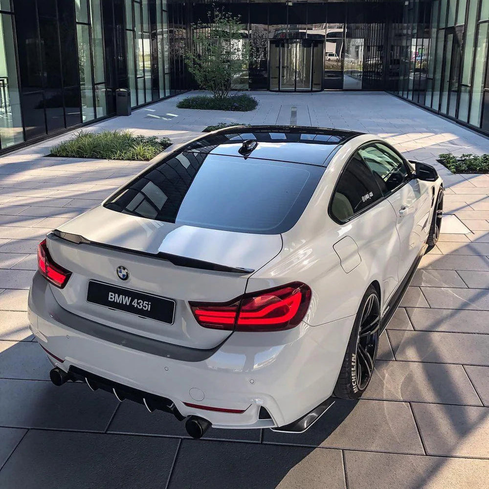 BMW 4 Serie F33 / M4 F83 Cabrio Pre-Preg Carbon M4-Stijl Achterspoiler van OPTIC (2014-2019)
