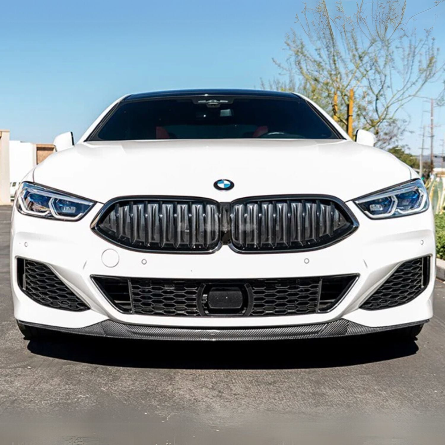 BMW Série 8 G14 G15 G16 M-Sport Carbone Pré-imprégné Lame avant Par OPTIC (2018+)