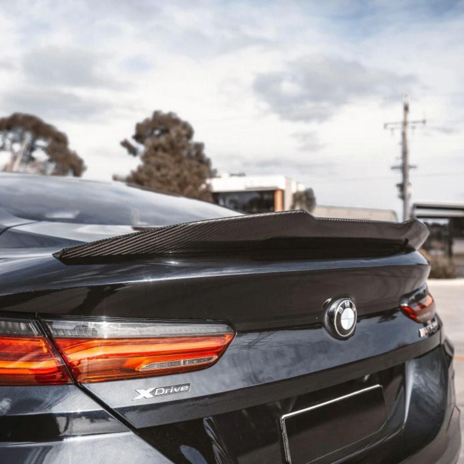 BMW Série 8 G15 / G16 / M8 F92 / F93 Carbone Pré-imprégné Psm Style Ducktail Aileron Arrière Par OPTIC (2018+)