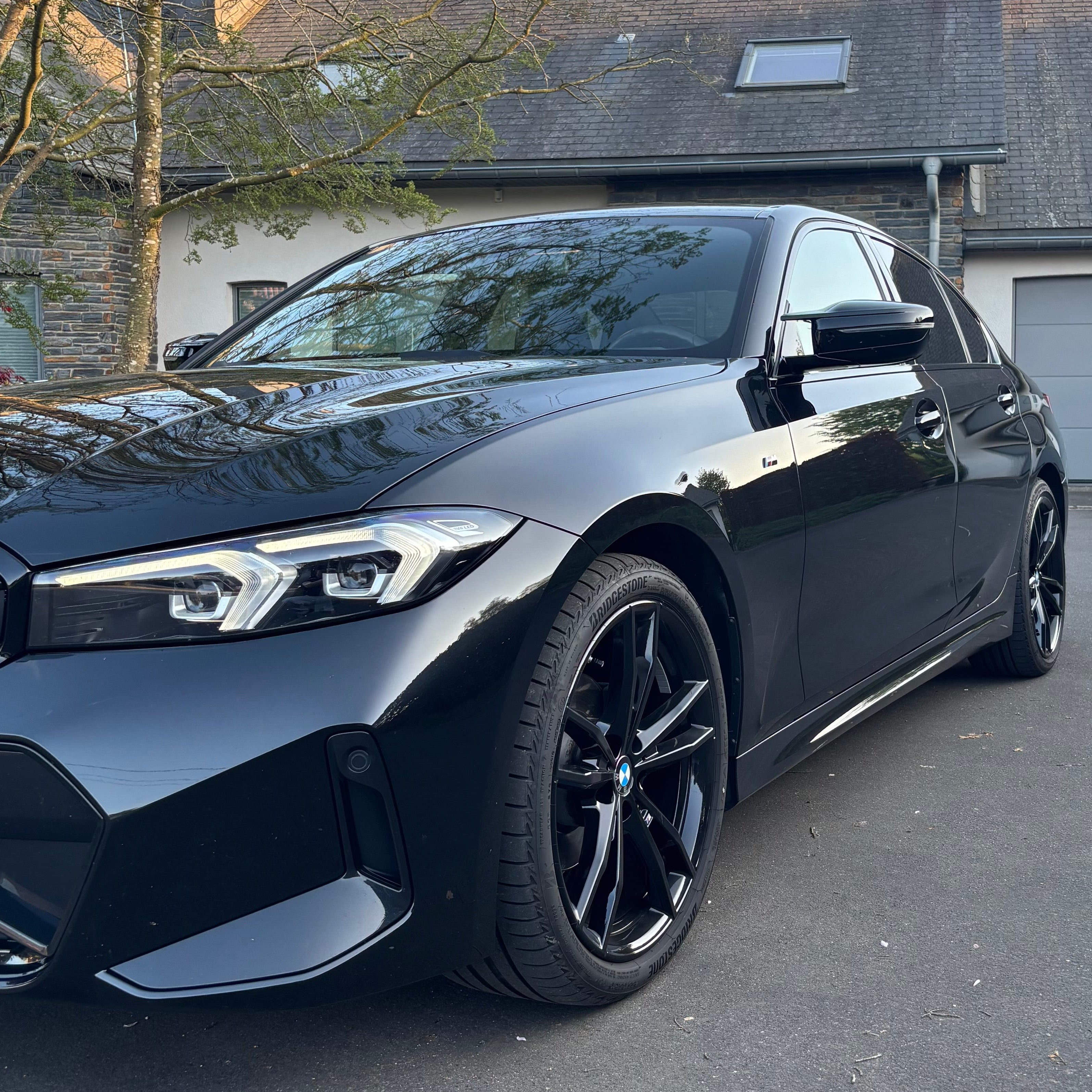 BMW 2/3/4/5 Serie G42/G20/G22/G30 Hoogglans zwart M-Stijl Spiegelkappen (2017+)