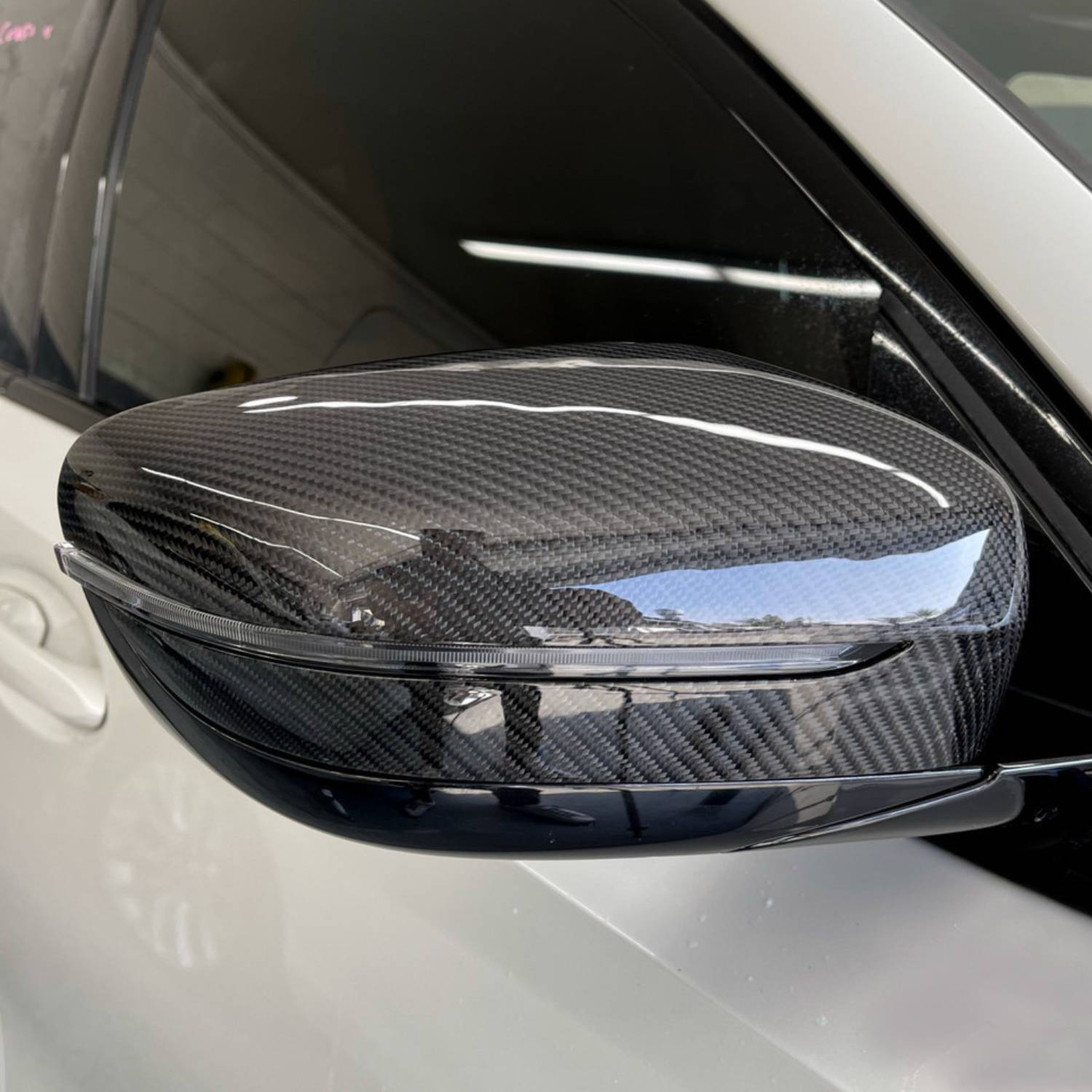 BMW 2, 3, 4, 5-serie G42, G20, G22, G30 Carbon Spiegelkappen (2017+)