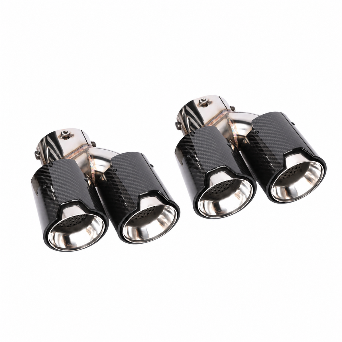 BMW 2/3/4 Serie | G42/G20/G22 | M240i/M340i/M440i Carbon Quad Uitlaat Sierstukken