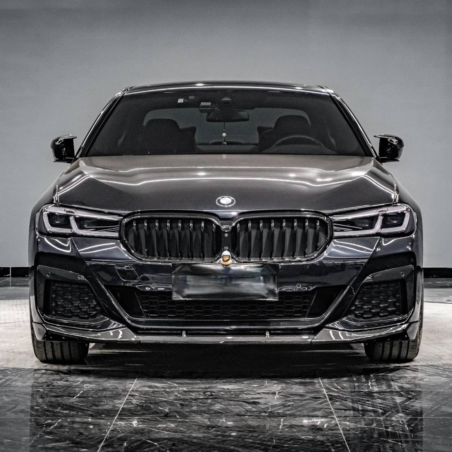 BMW 5 Serie G30 LCI M-Sport Pre-preg carbon Mp-Stijl Voorlip Splitter van OPTIC (2021-2023)