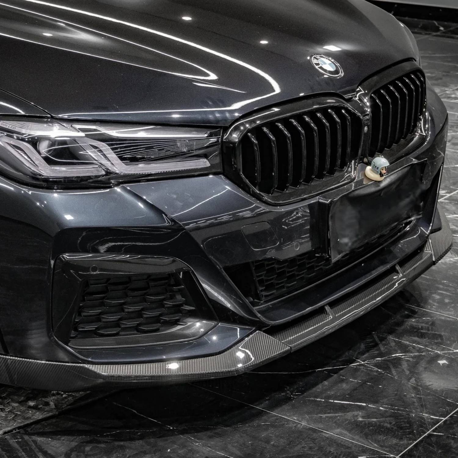 BMW Série 5 G30 LCI M-Sport Carbone Pré-imprégné Mp Style Lame avant Par OPTIC (2020-2023)