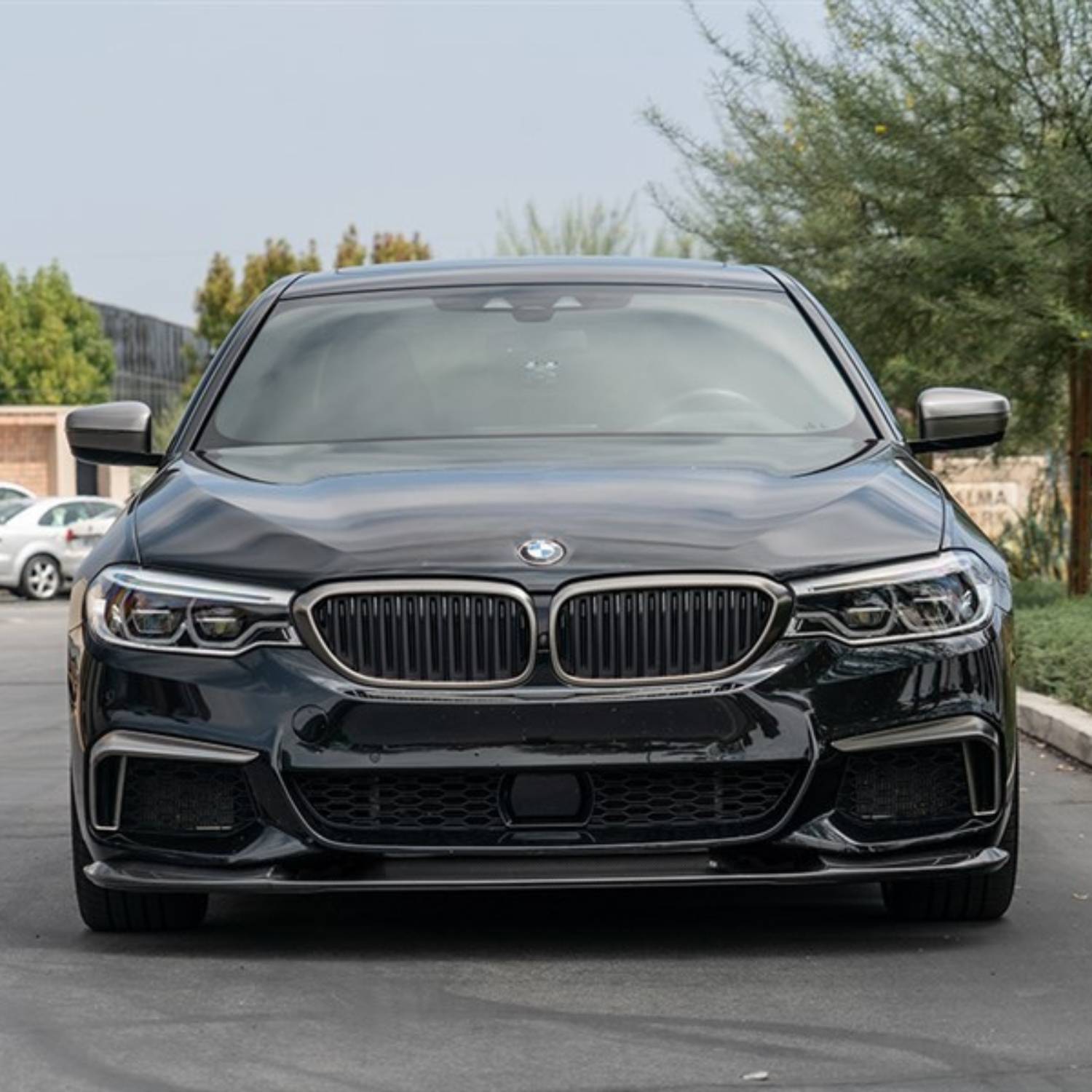 BMW Série 5 G30 M-Sport Carbone Style 3D Lame avant (2017-2020)