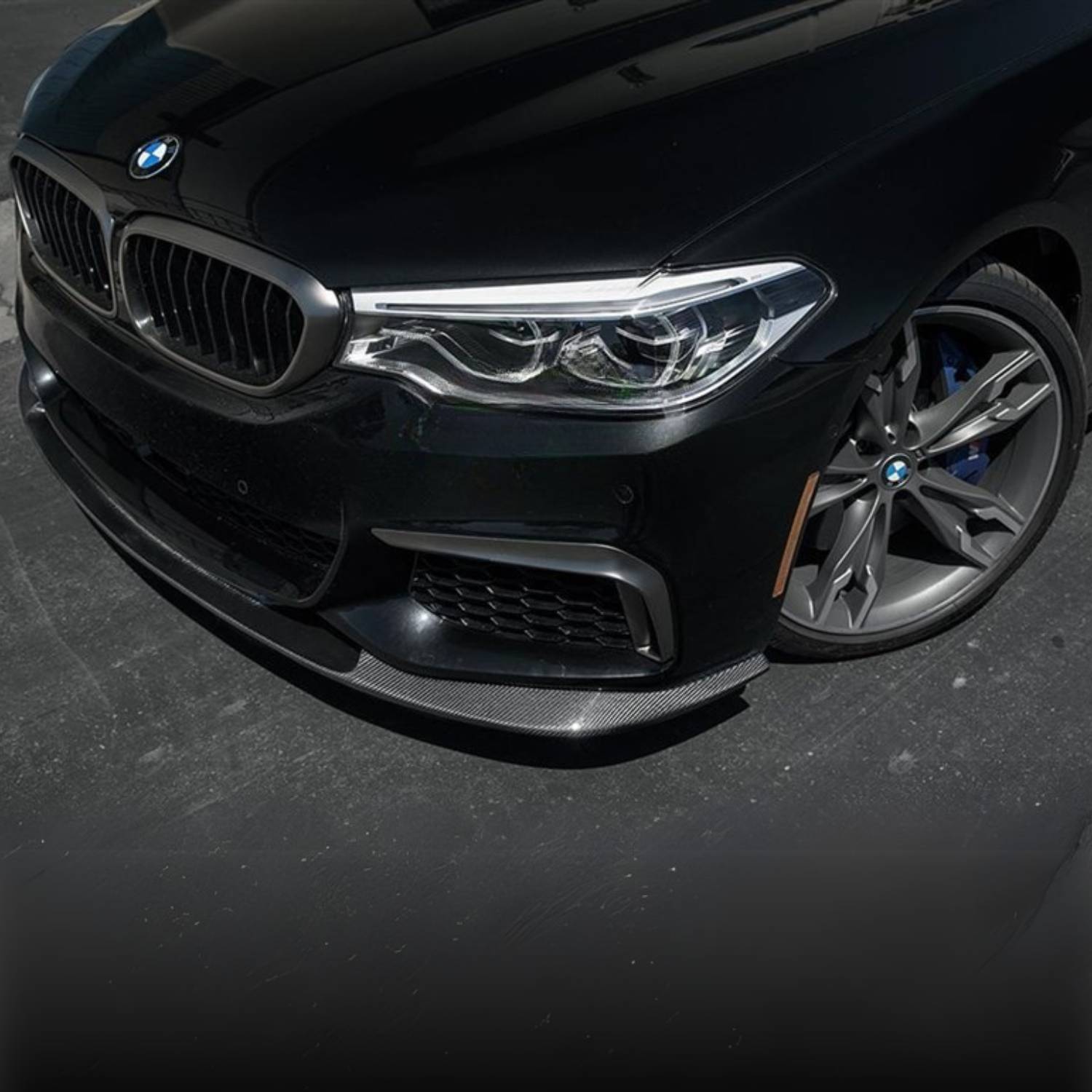 BMW Série 5 G30 M-Sport Carbone Style 3D Lame avant (2017-2020)