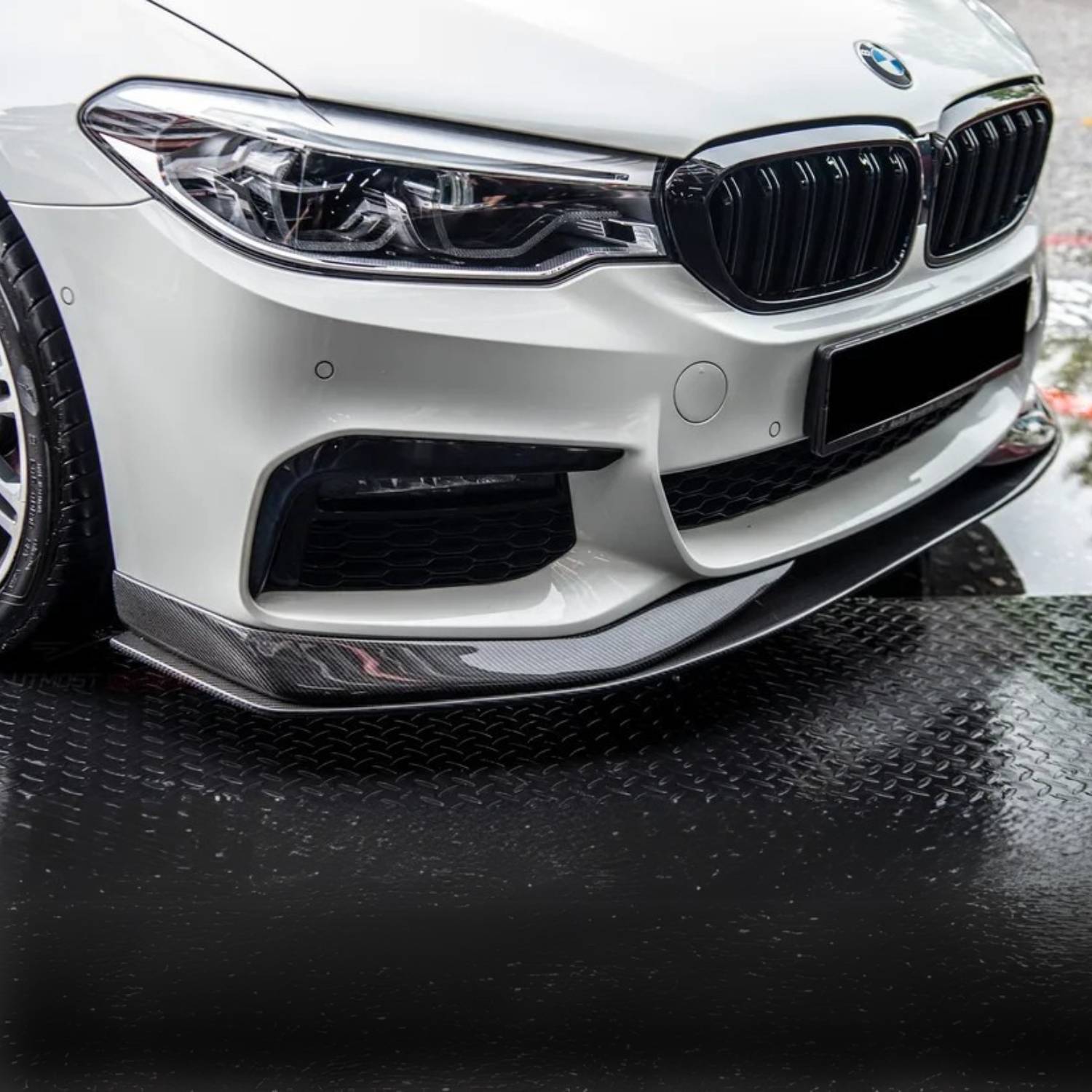BMW Série 5 G30 M-Sport Carbone Ac Style Lame avant (2017-2020)