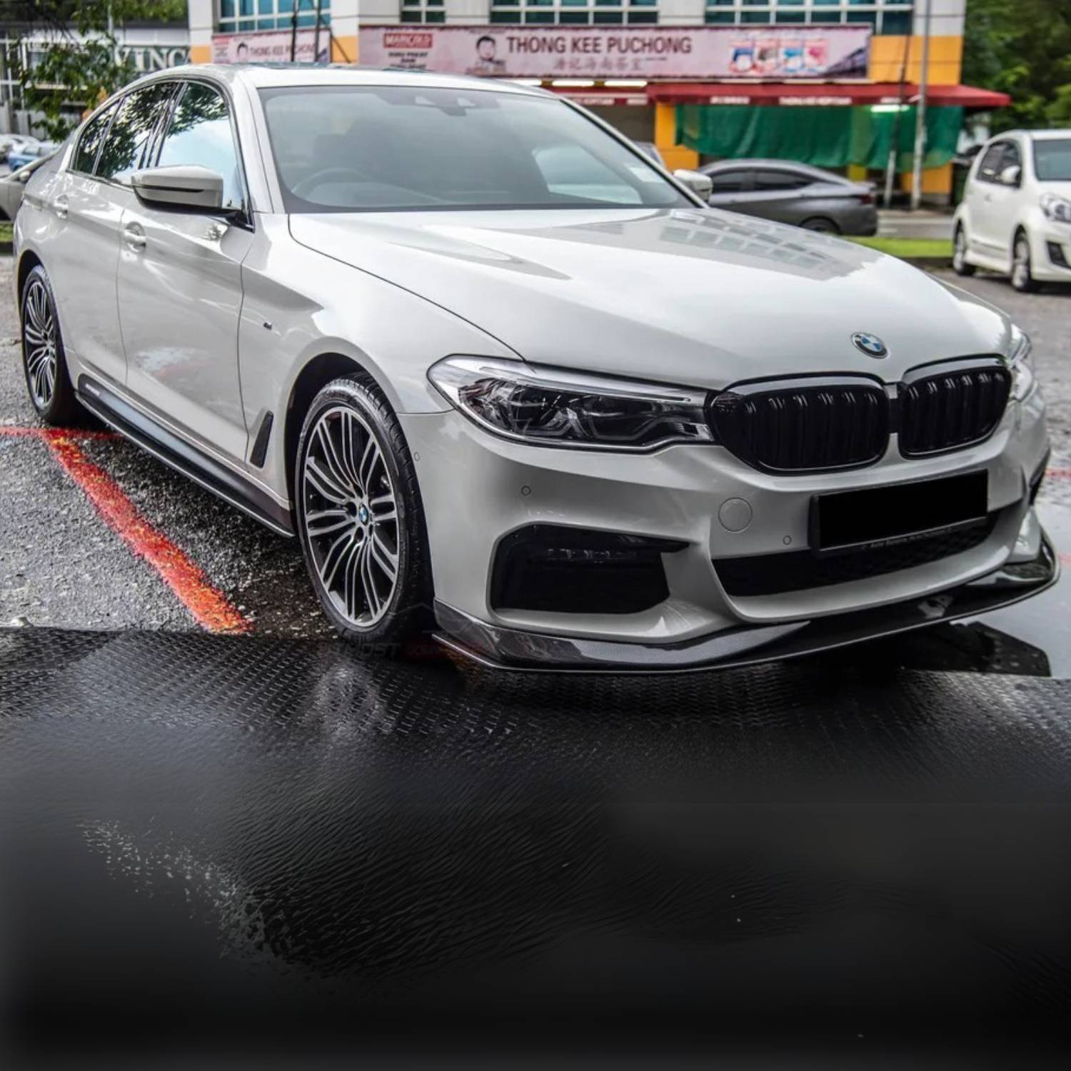 BMW Série 5 G30 M-Sport Carbone Ac Style Lame avant (2017-2020)