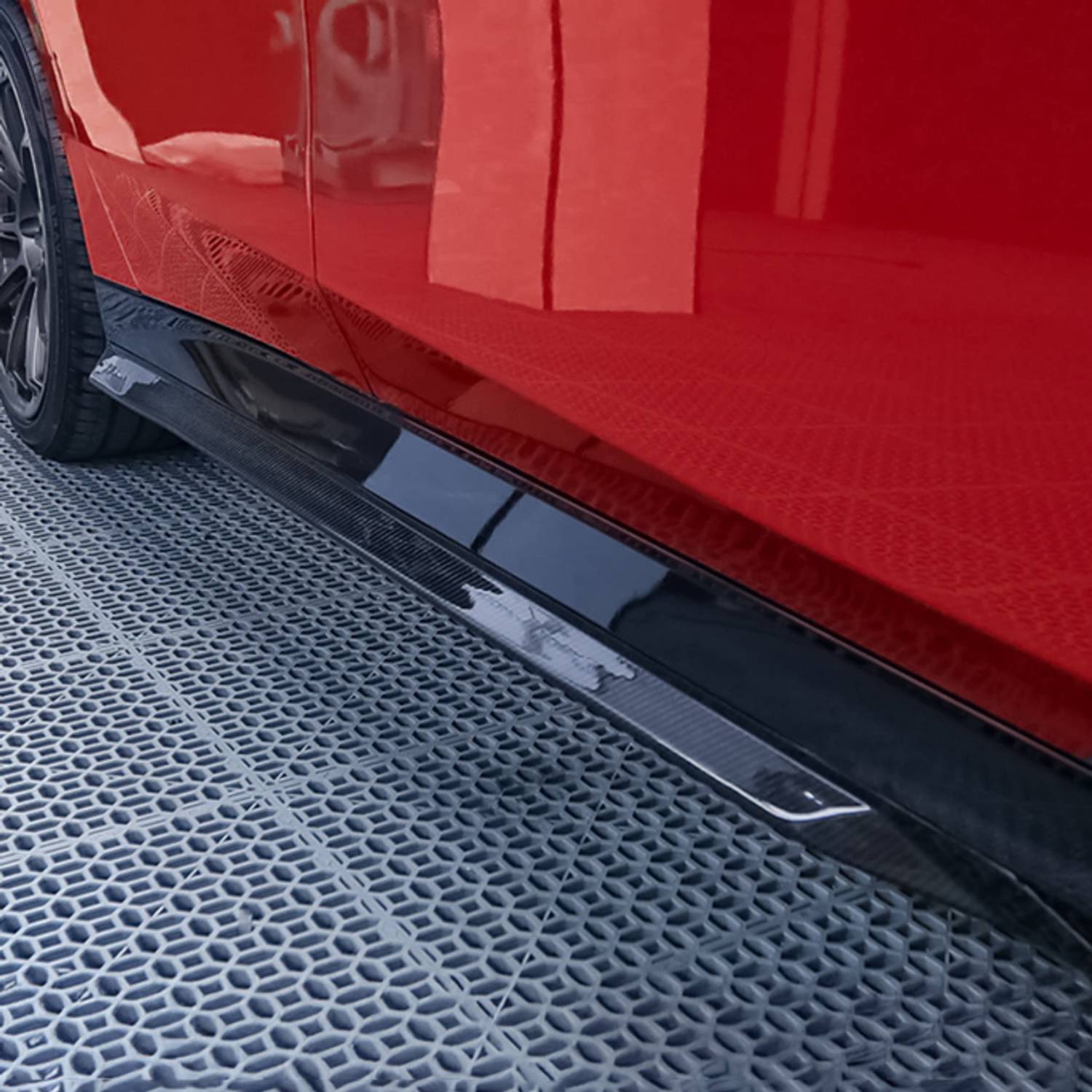 BMW Série 5 G60 G61 Carbone Pré-imprégné Mp Style Extensions de bas de caisse Par OPTIC (2024+)