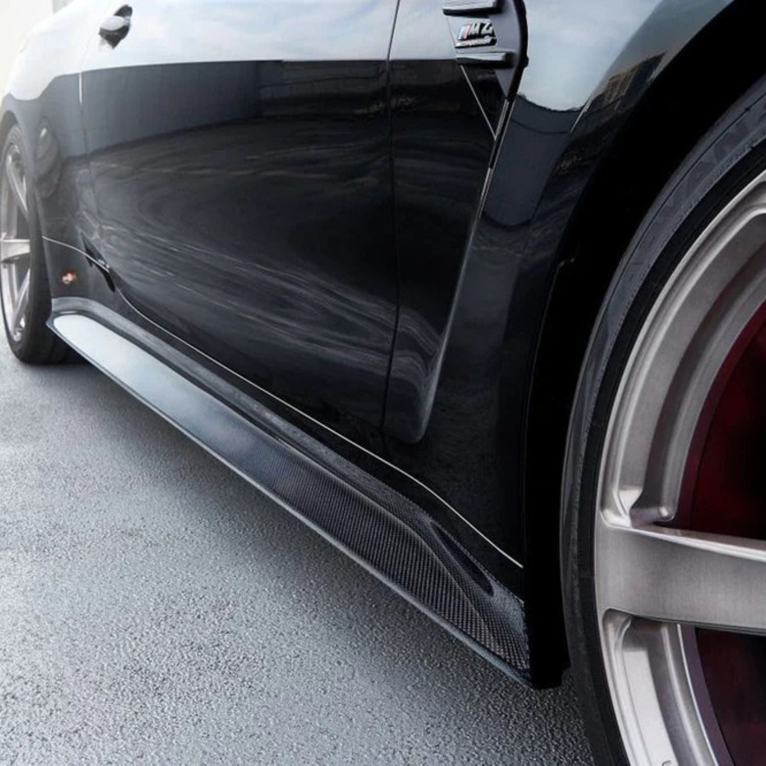 BMW M3 G80 G81 / M4 G82 G83 Pre-preg carbon 3D Style Sideskirts van OPTIC (2021+)