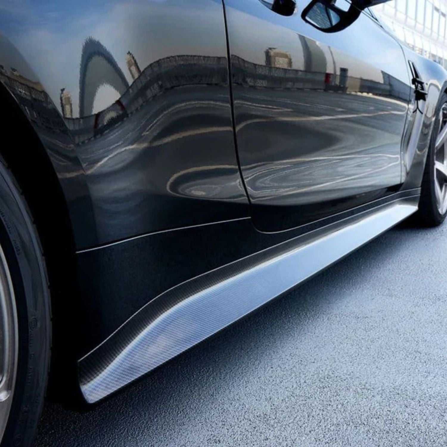 BMW M3 G80 G81 / M4 G82 G83 Pre-preg carbon 3D Style Sideskirts van OPTIC (2021+)