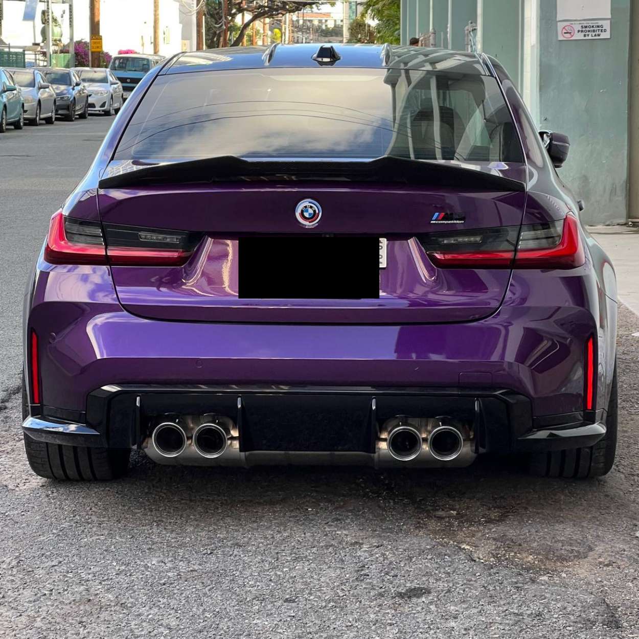 BMW Série 3 G20 / M3 G80 Carbone Pré-imprégné style PSM Becquet arrière par OPTIC (2019+)