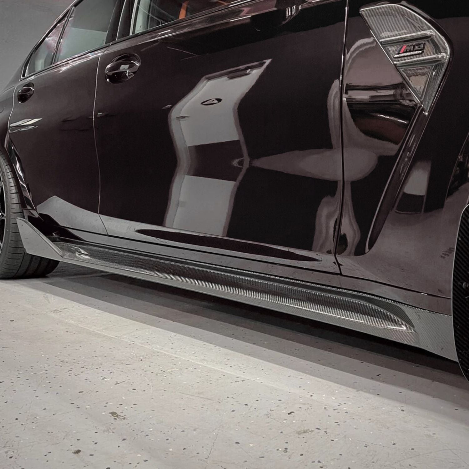 BMW M3 G80 G81 / M4 G82 G83 Pre-preg carbon Mp Style Sideskirts van OPTIC (2021+)