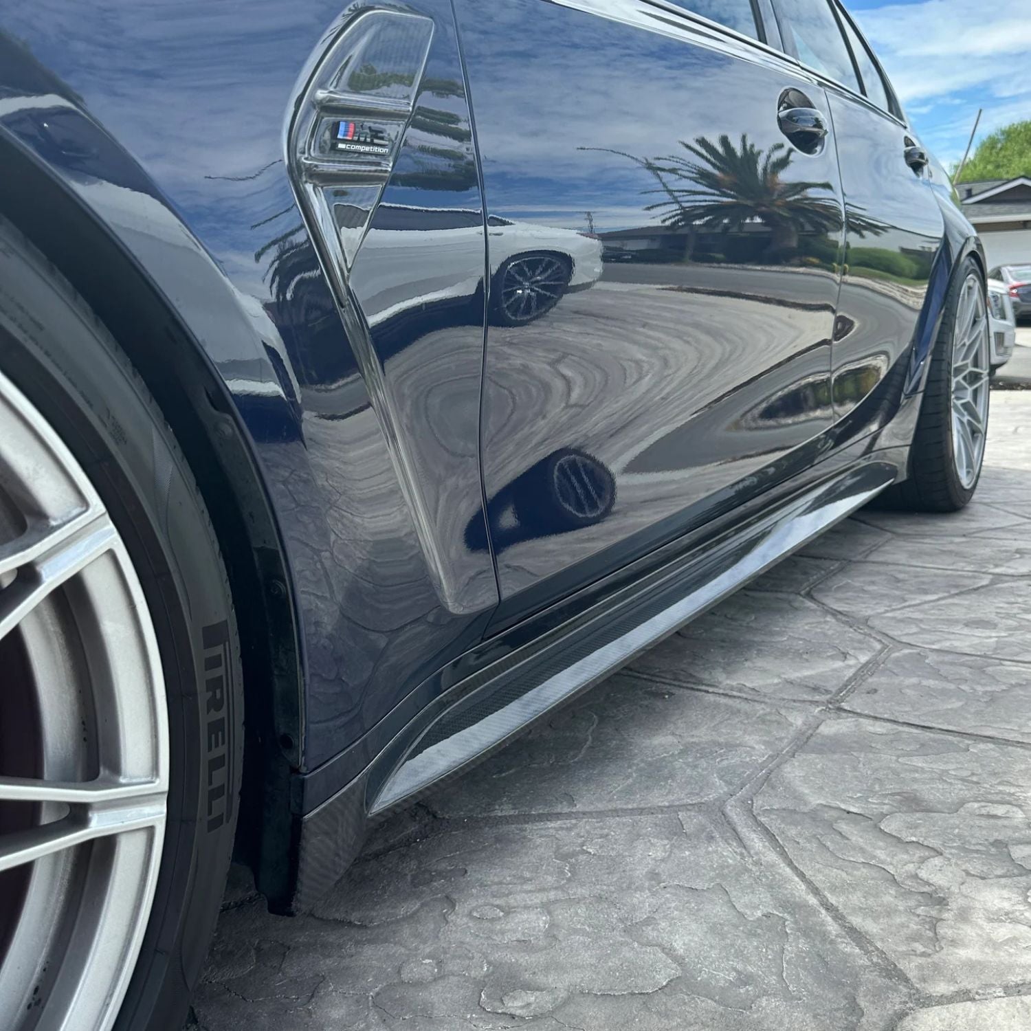 BMW M3 G80 G81 / M4 G82 G83 Pre-preg carbon Oem Style Sideskirts van OPTIC (2021+)