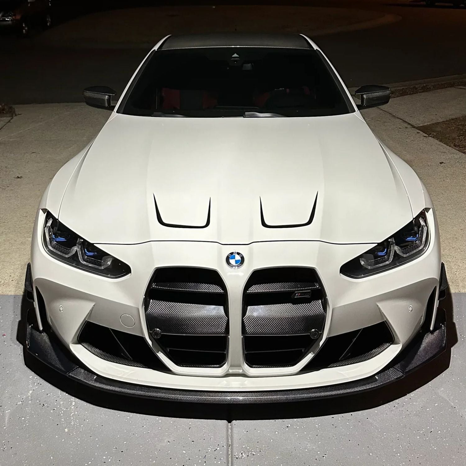 BMW M3 G80 G81/M4 G82 G83 Pre-preg carbon Csl Style Frontlip van OPTIC (2021+)
