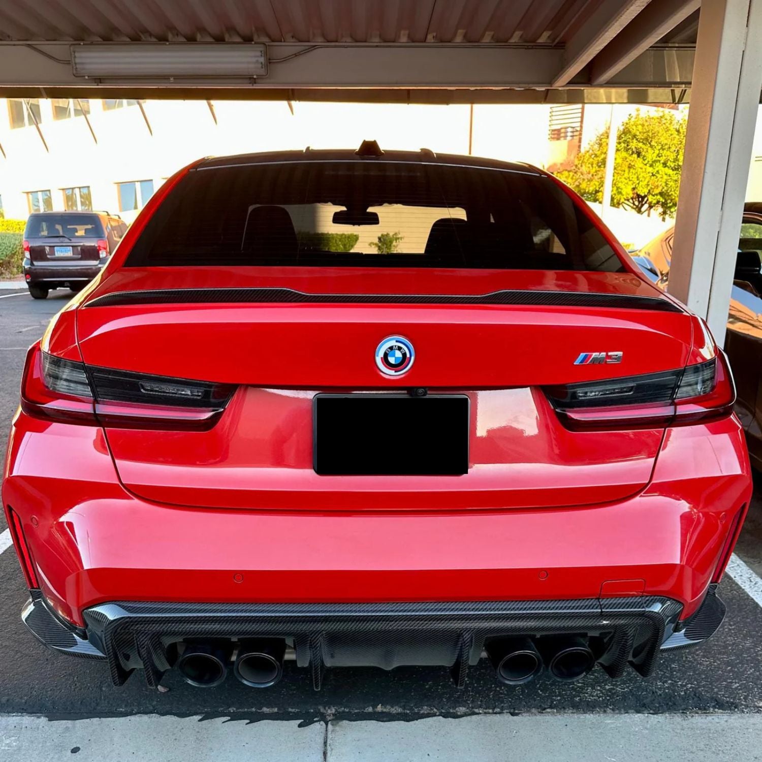 BMW M3 G80 G81 / M4 G82 G83 Pre-preg carbon 3D Stijl Diffuser van OPTIC (2021+)