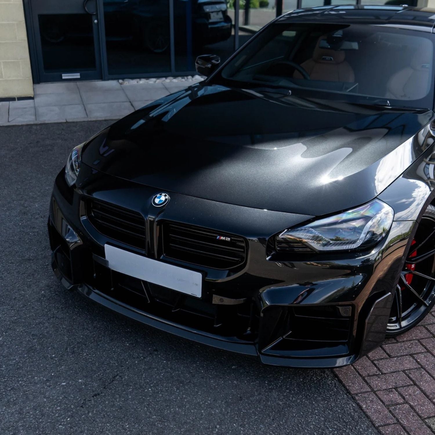 BMW M2 G87 Noir brillant Style M Performance Lame avant (2023+)