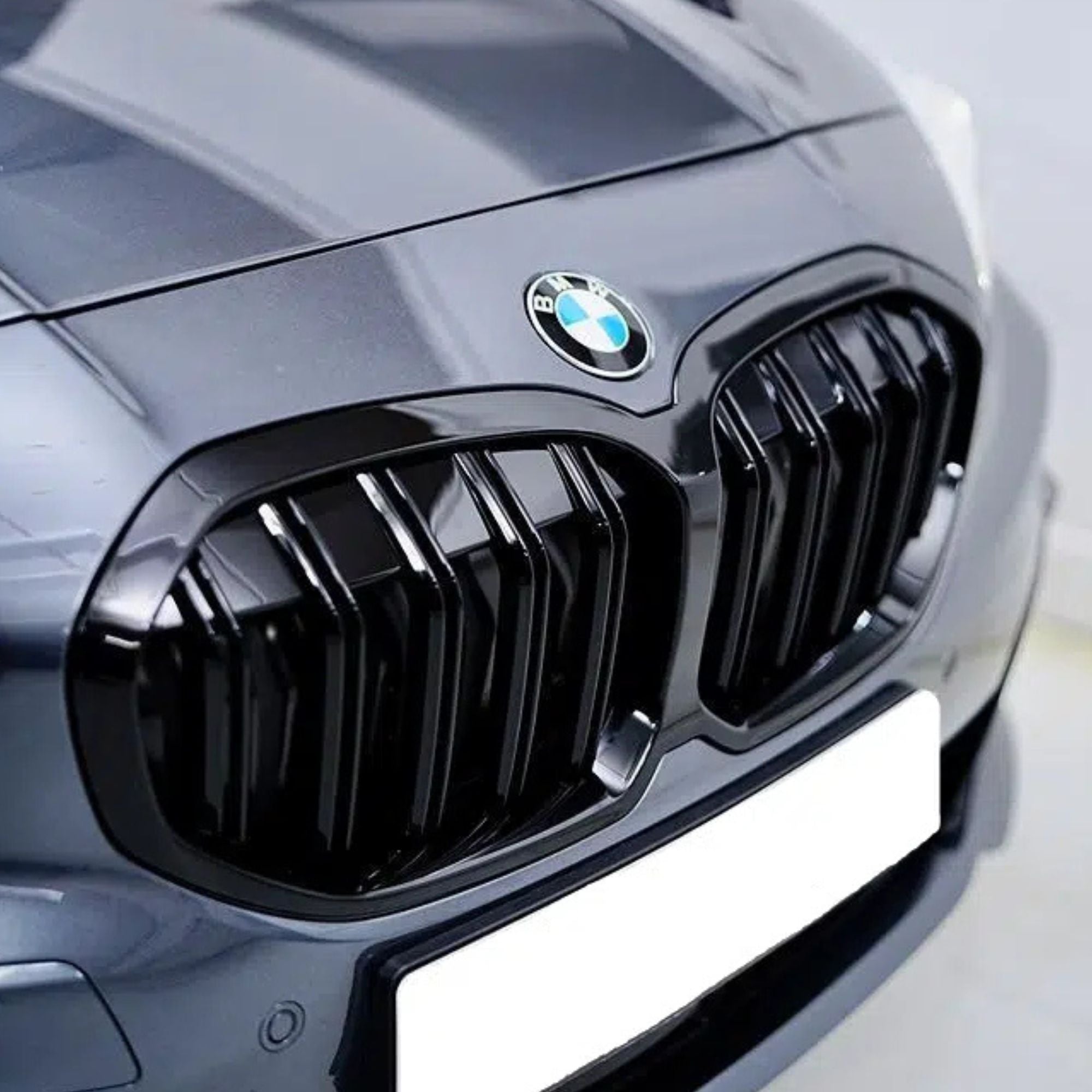 BMW 1 Reeks F40 Hoogglans zwart Dubbele lamellengrille (2019-2024)