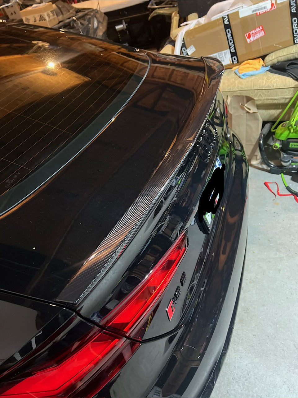 Audi A5 S5 RS5 B9 Sportback Carbone Pré-imprégné Style M Becquet arrière par OPTIC (2017-2024)