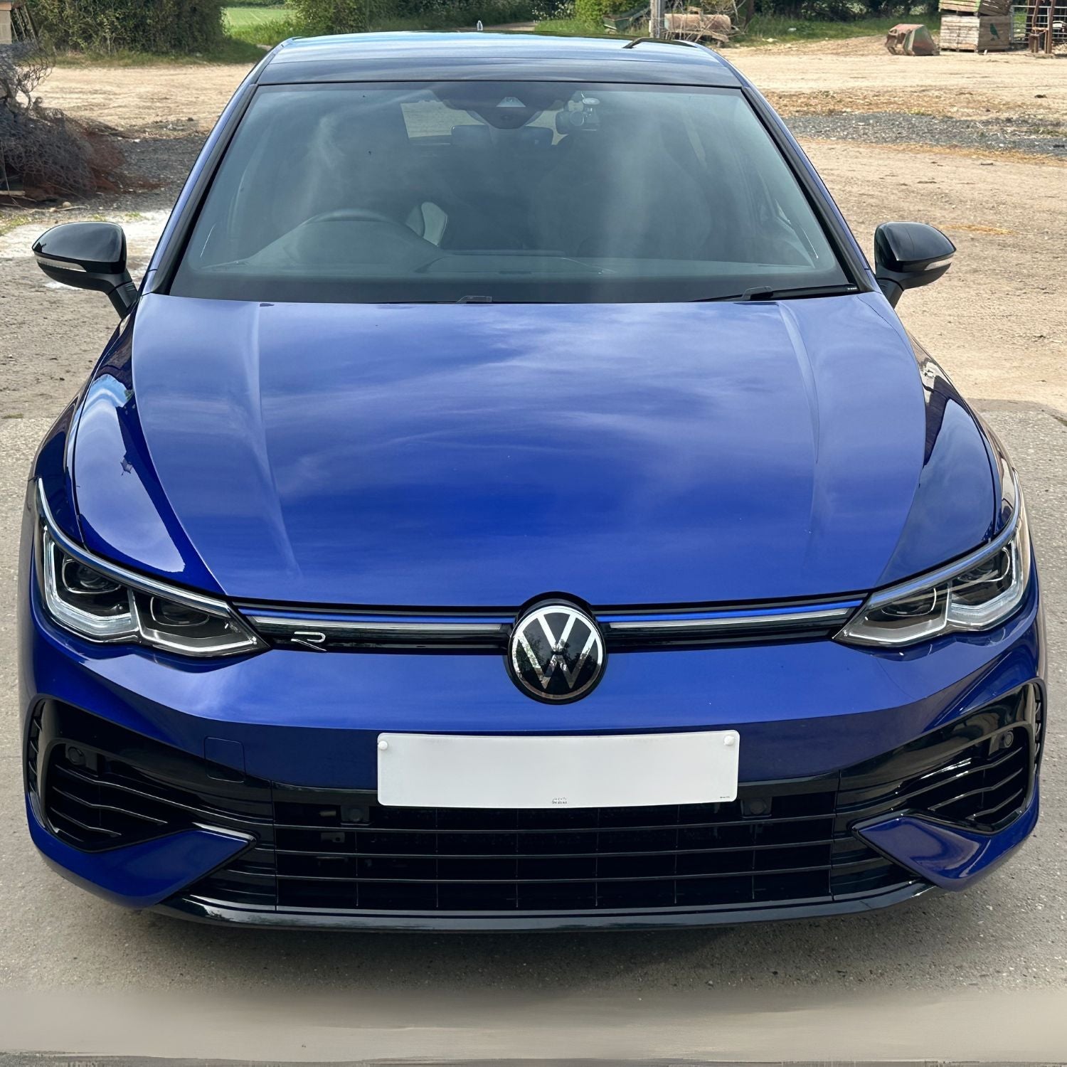 Noir brillant Coques de rétroviseur Pour VW Golf MK8 (2020+)