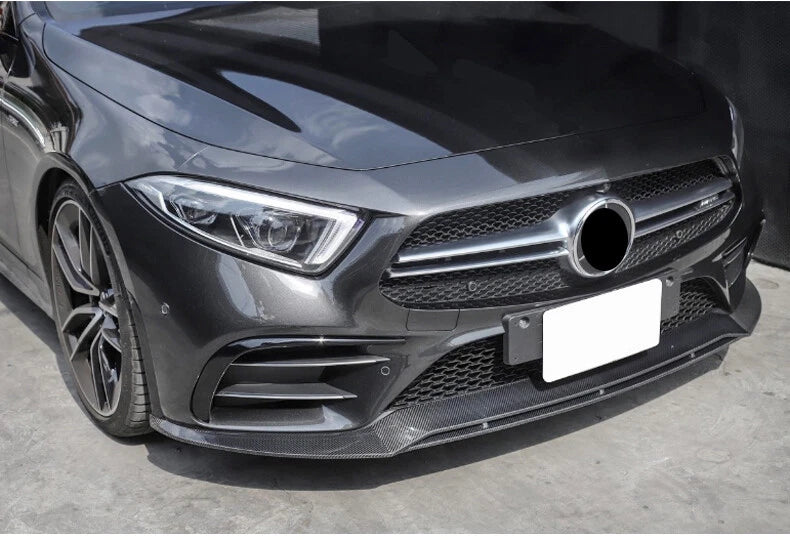 Mercedes CLS C257 AMG Stijl Carbonvezel Voorlip Splitter (2018-2021)