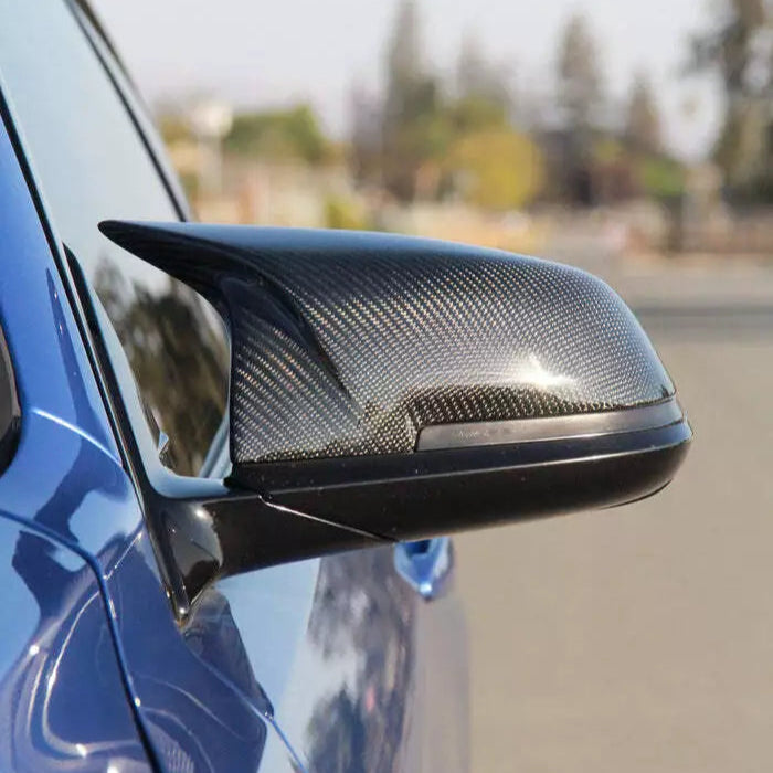 M Style Carbon Fibre Wing Mirror Covers For BMW F20 F21 F22 F30 F32 F87 (2012-2019)