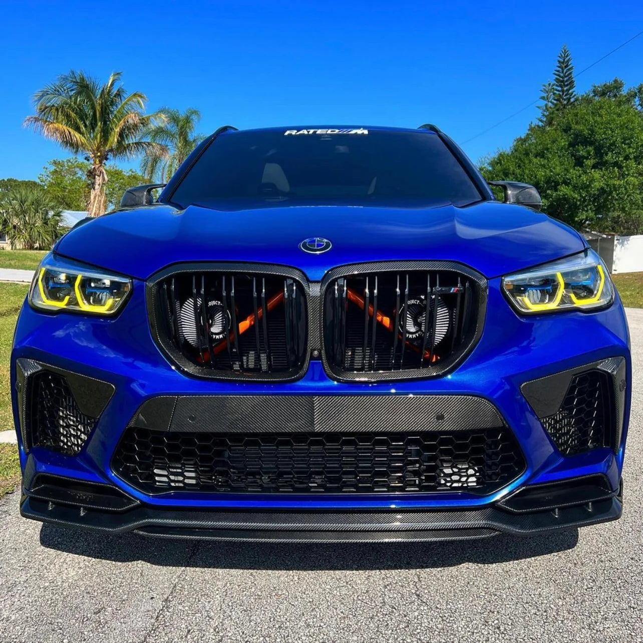 CSL Stijl Gele DRL LED Lichtmodule Set Voor BMW X5 / X6 (G05/G06) (2019-2022)
