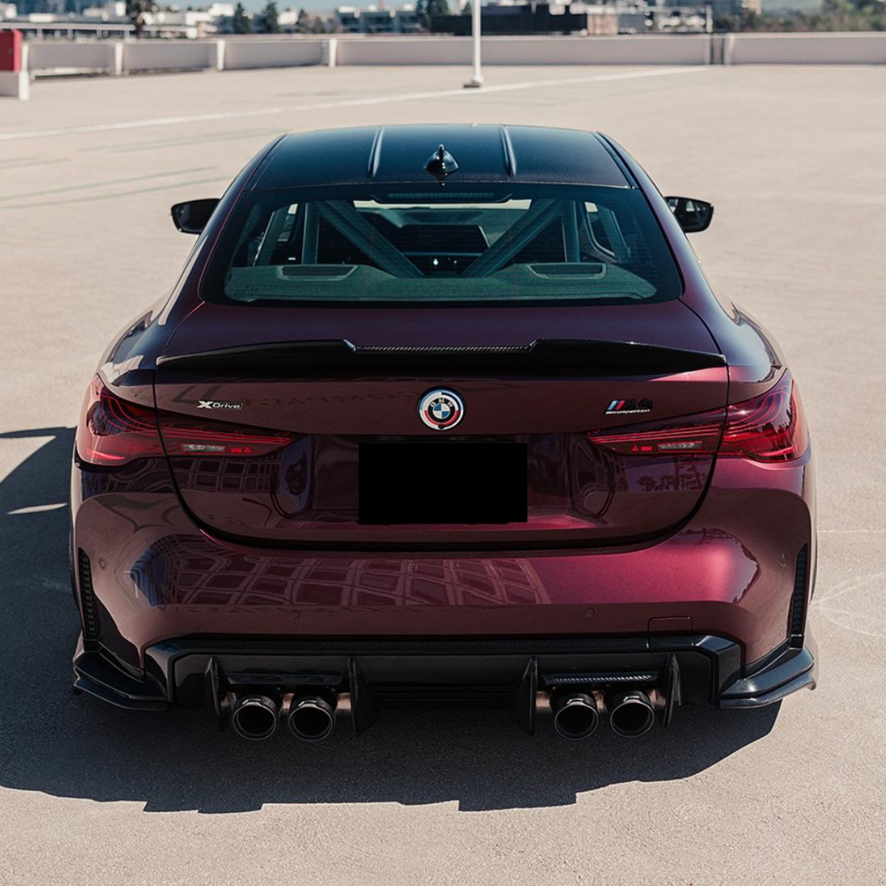 BMW 4 Reeks G22 / M4 G82 Pre-preg carbon Psm Ducktail Stijl Achterspoiler van OPTIC (2020+)