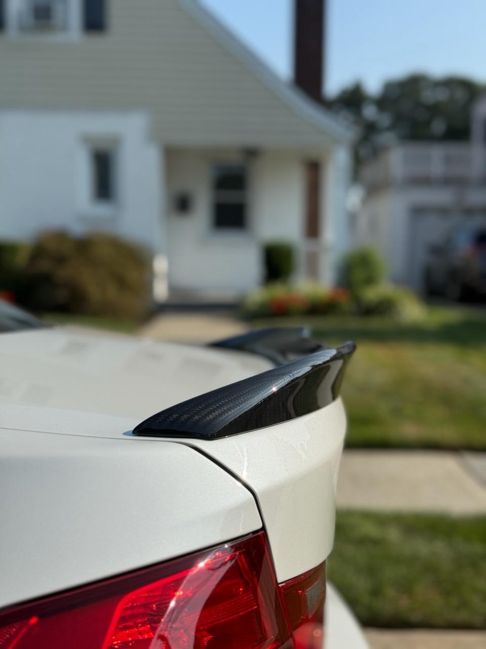 BMW Série 3 F30 / M3 F80 Carbone Pré-imprégné Becquet arrière style Cs par OPTIC (2012-2019)