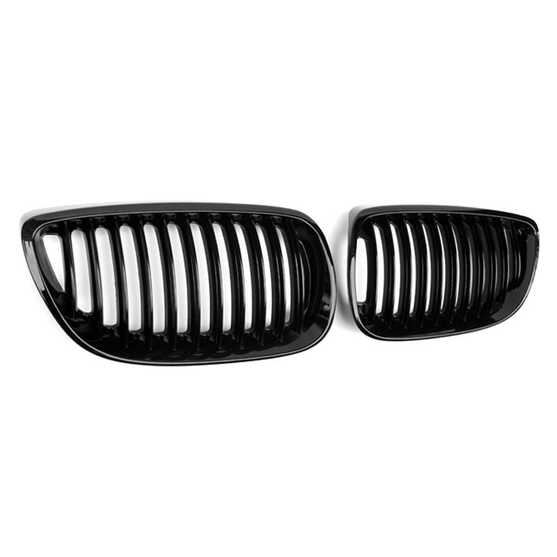 <tc>BMW 3 Serie E92/E93 Pre-LCI Hoogglans Zwarte Enkele Lamellen Nieren Grill (2006-2009)</tc>