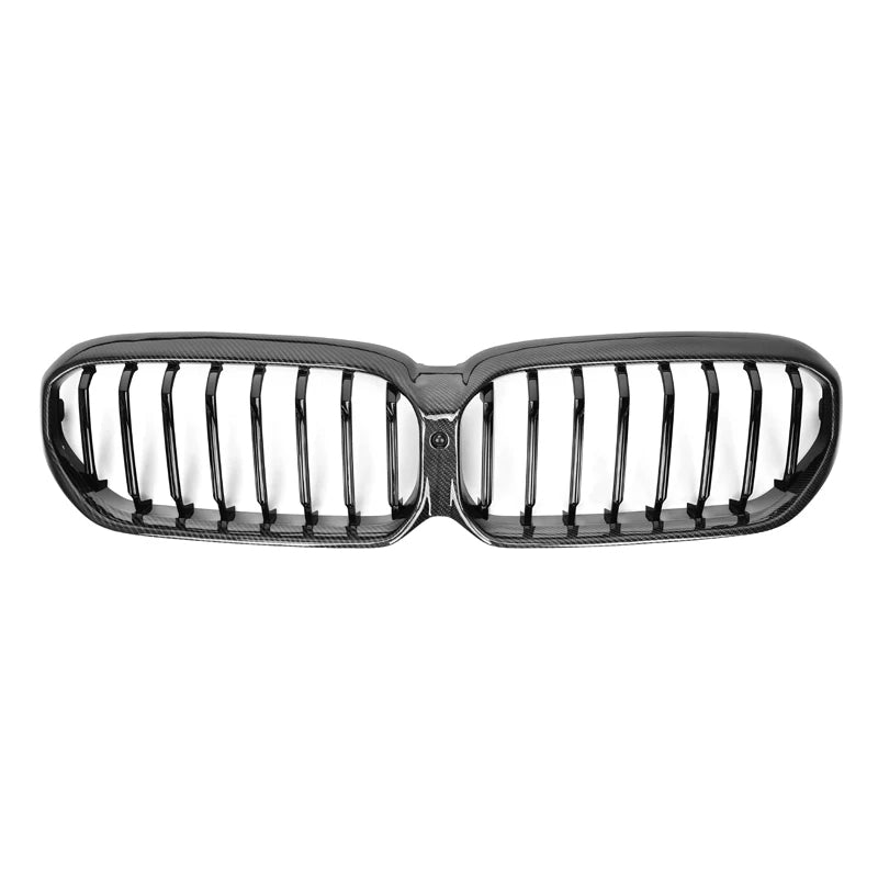 BMW Série 5 G30 & M5 F90 LCI Carbone Grille à lamelles simples (2020-2023)