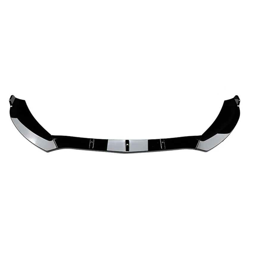 Mercedes C-Klasse W205 V-Stijl Hoogglans Zwart Voorlip Splitter (2015-2018)