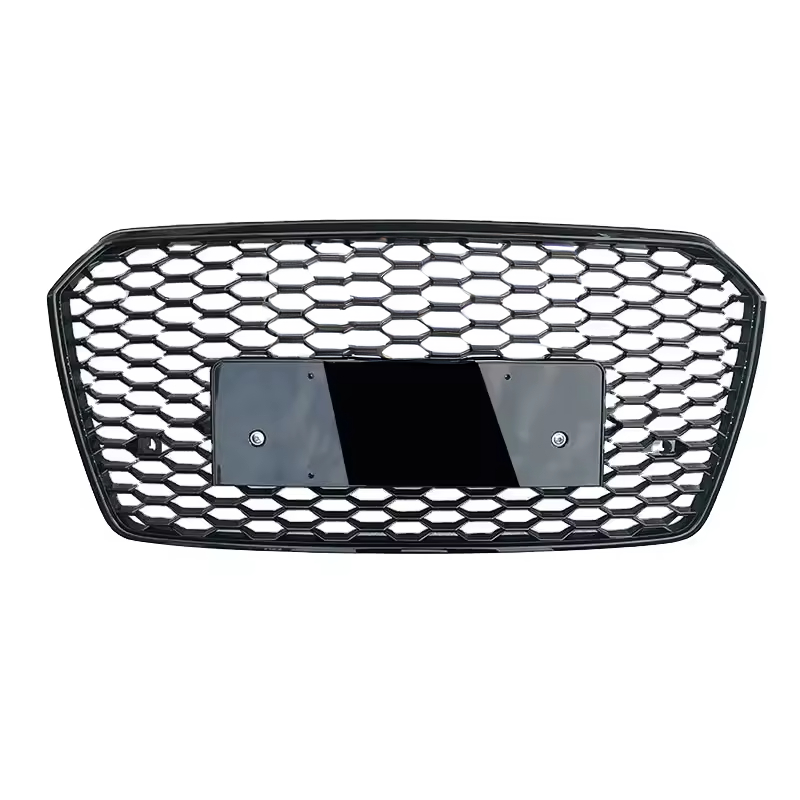 Audi A7/S7 C7.5 RS7 Style Hoogglans Zwarte Honingraat Grill (2015-2018)