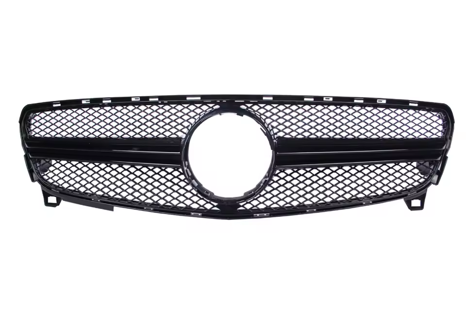 Mercedes A-Klasse W176 Facelift Hoogglans Zwarte AMG Style Grill (2016-2018)