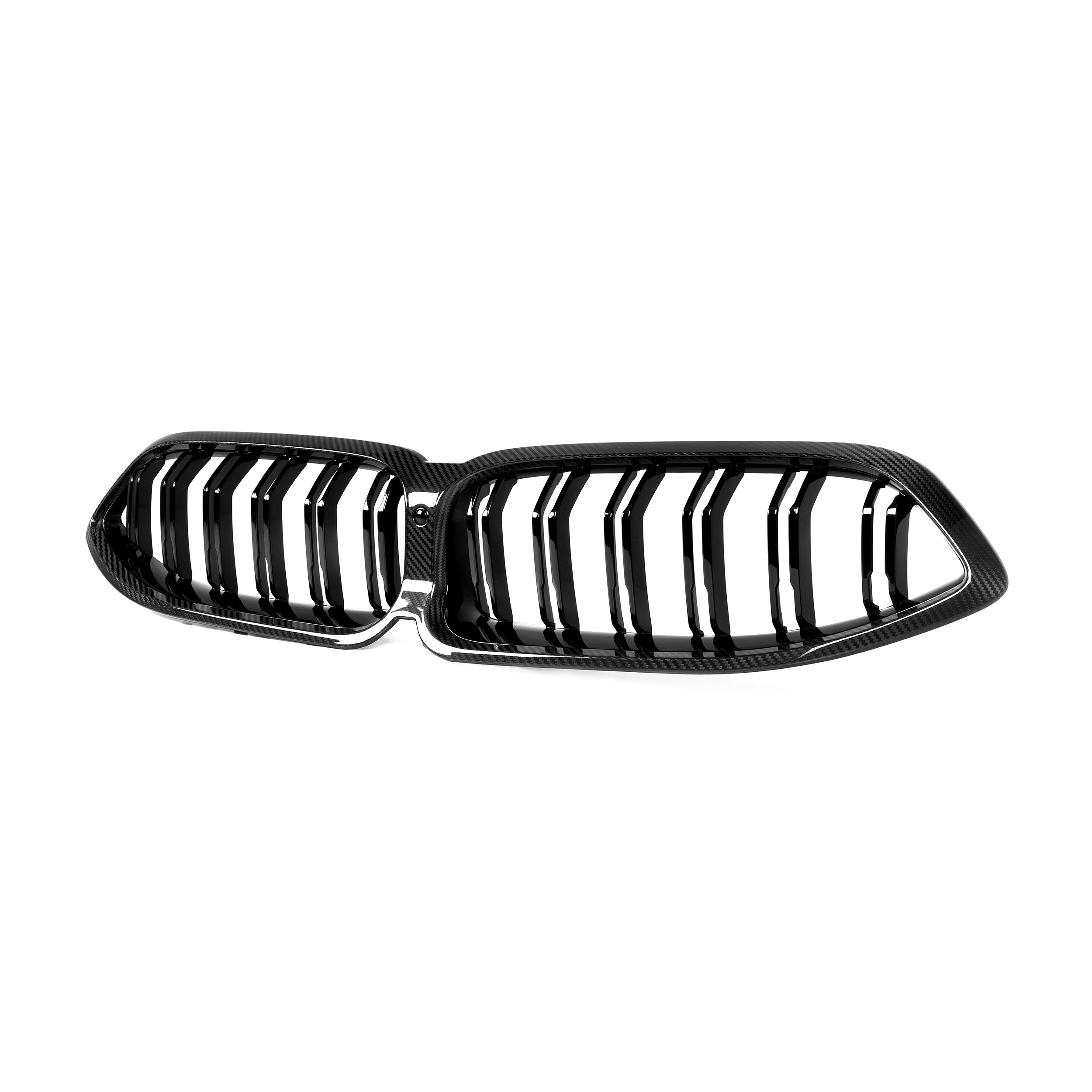 <tc>BMW 8 Serie G14 G15 G16 LCI Pre-Preg Carbon Dubbele Lamellen Nieren Grill (2023+)</tc>