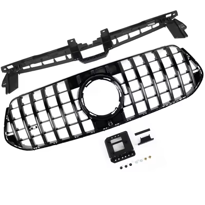 Mercedes GLE W167/C167 Facelift Hoogglans Zwarte Panamericana GT Style Grill (2023+)