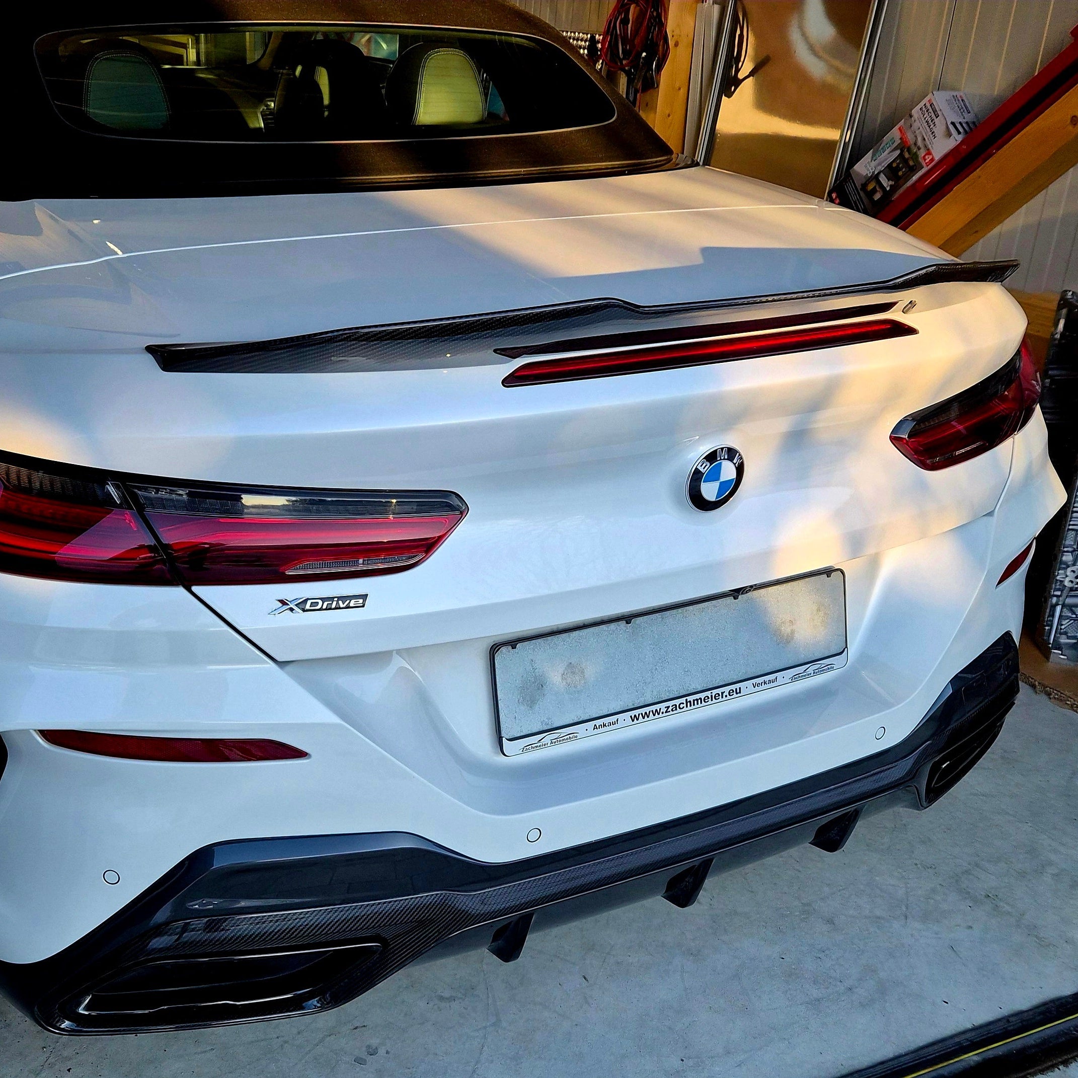 BMW 8 Serie G14 / M8 F91 Cabrio Pre-Preg Carbon Psm Ducktail Stijl Achterspoiler van OPTIC (2018+)