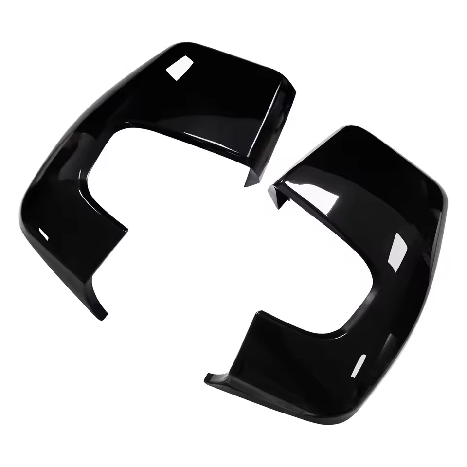 Ford Transit Custom Hoogglans Zwarte Spiegelkappen (2012-2020)