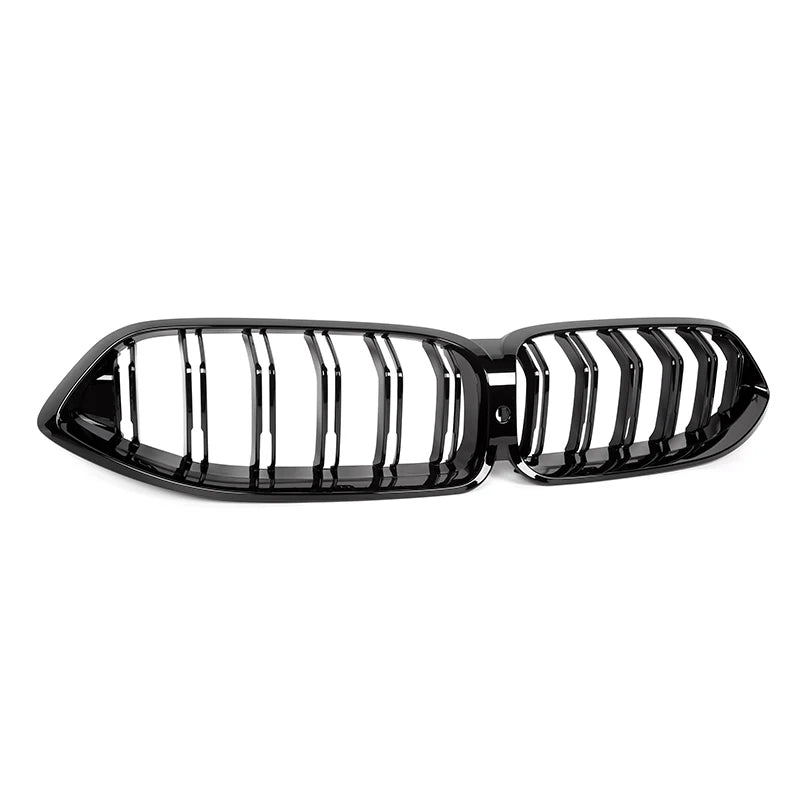 BMW Série 8 G14 G15 G16 <tc>Noir brillant</tc> Grille à double lamelle (2018-2022)