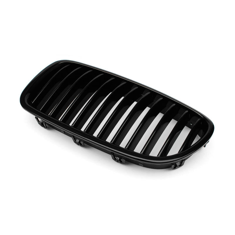 <tc>BMW 5 Serie / M5 F10/F11 Hoogglans Zwarte Enkele Lamellen Nieren Grill (2010-2017)</tc>