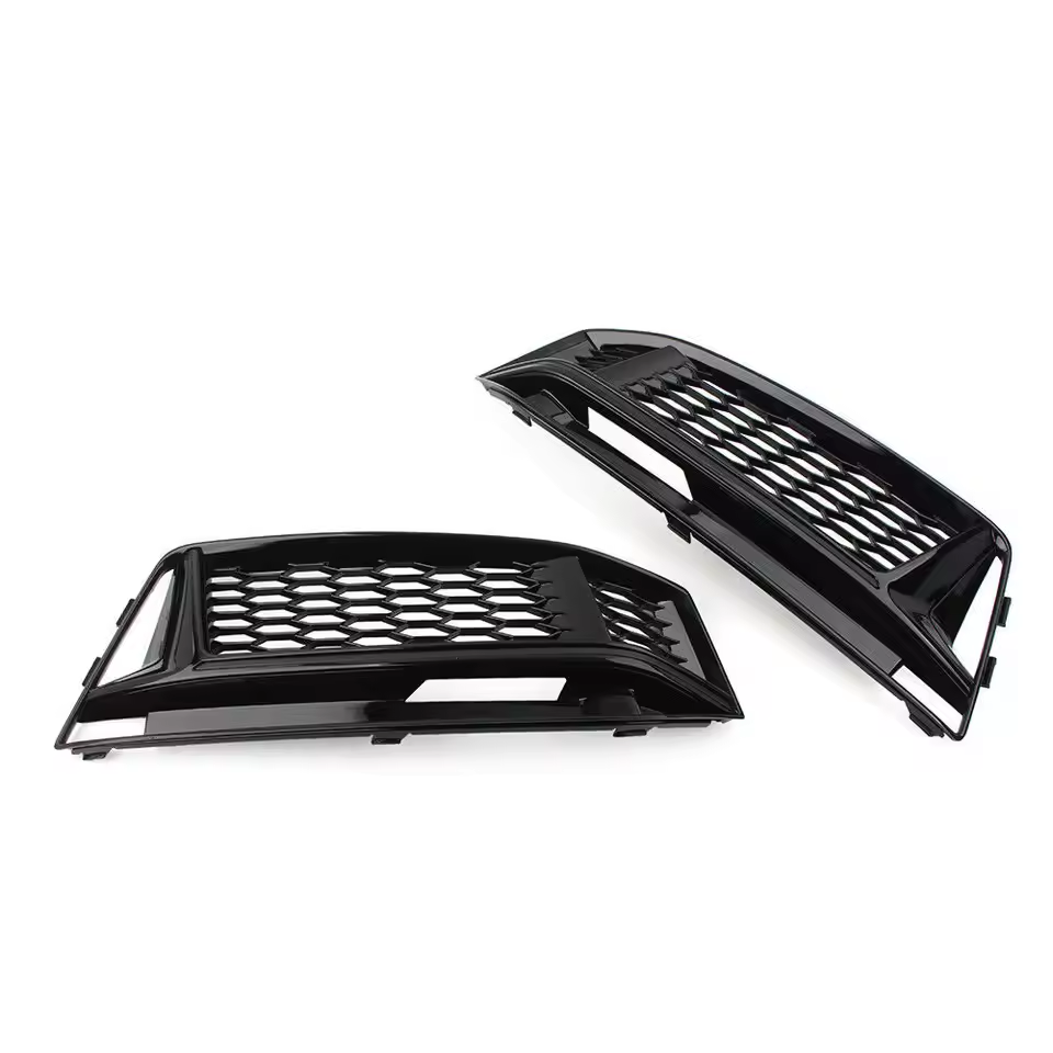 Audi A4/S4 B9 Hoogglans Zwarte Mistlamp Grills (2016-2019)