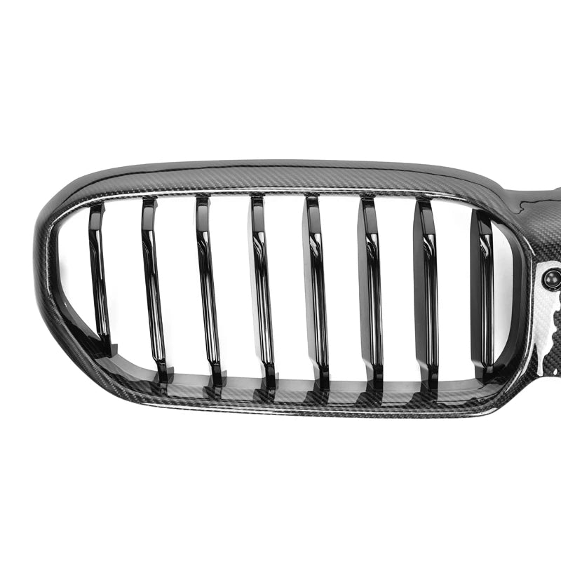 BMW Série 5 G30 & M5 F90 LCI Carbone Grille à lamelles simples (2020-2023)