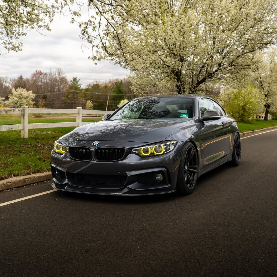 Ensemble de modules LED DRL jaunes style CSL pour BMW Série 4 F32/F33 LCI (2017-2020)