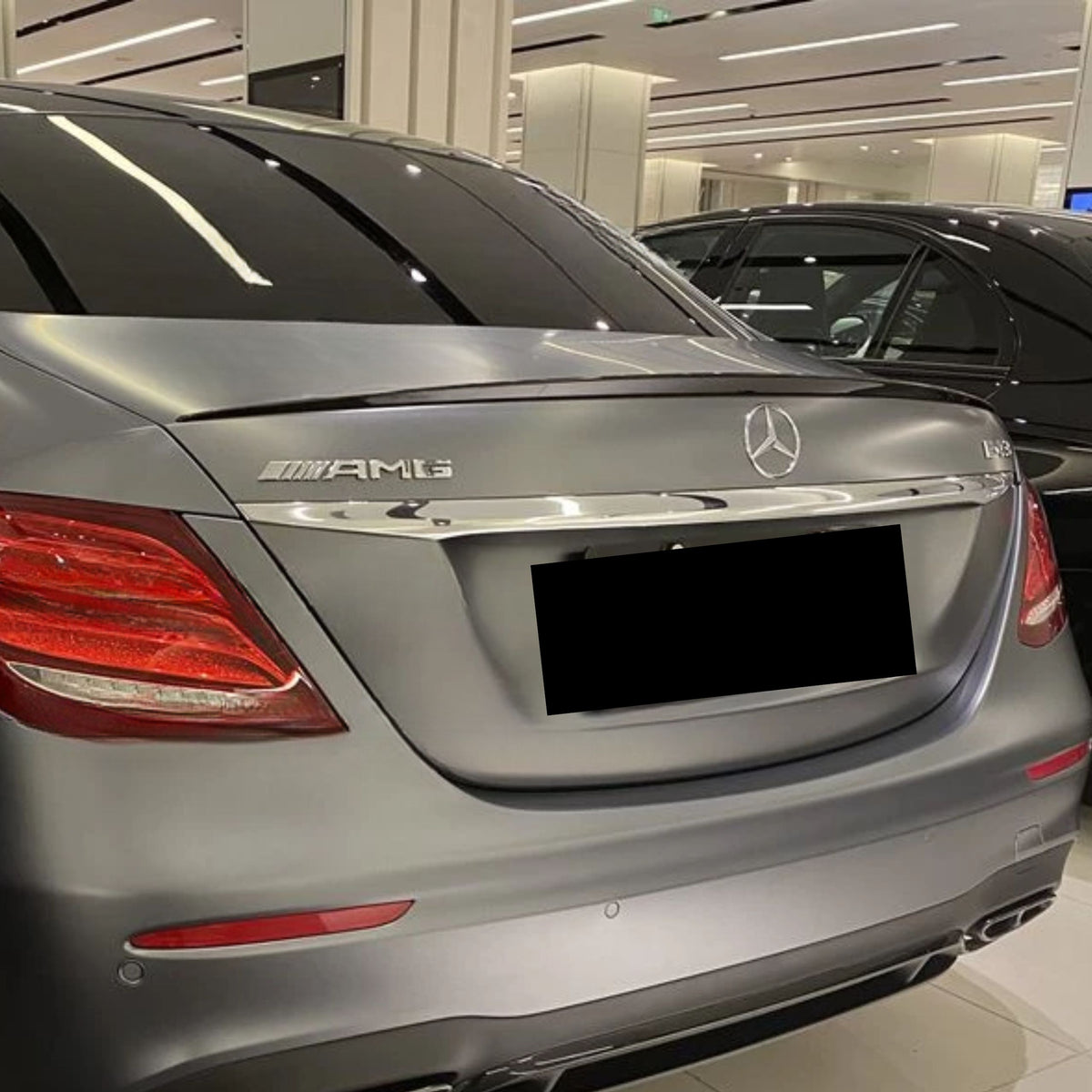 Mercedes E-Klasse W213 Sedan Hoogglans Zwart Achterspoiler (2017-2023)
