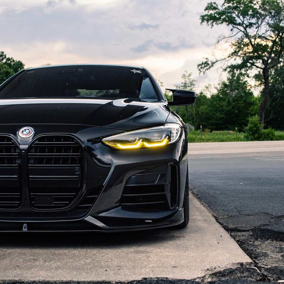 CSL-stijl gele DRL LED-lichtmodule set voor BMW 4 Serie G22/G23/G26 (2021-2025)
