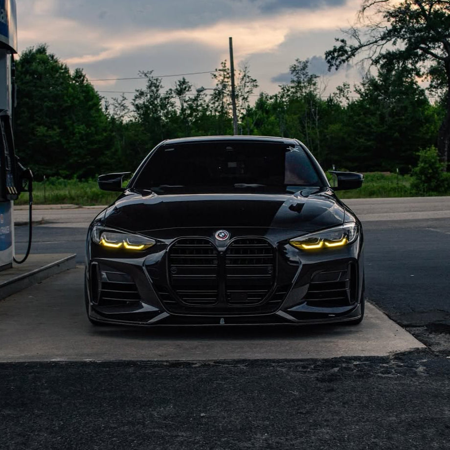 CSL-stijl gele DRL LED-lichtmodule set voor BMW 4 Serie G22/G23/G26 (2021-2025)