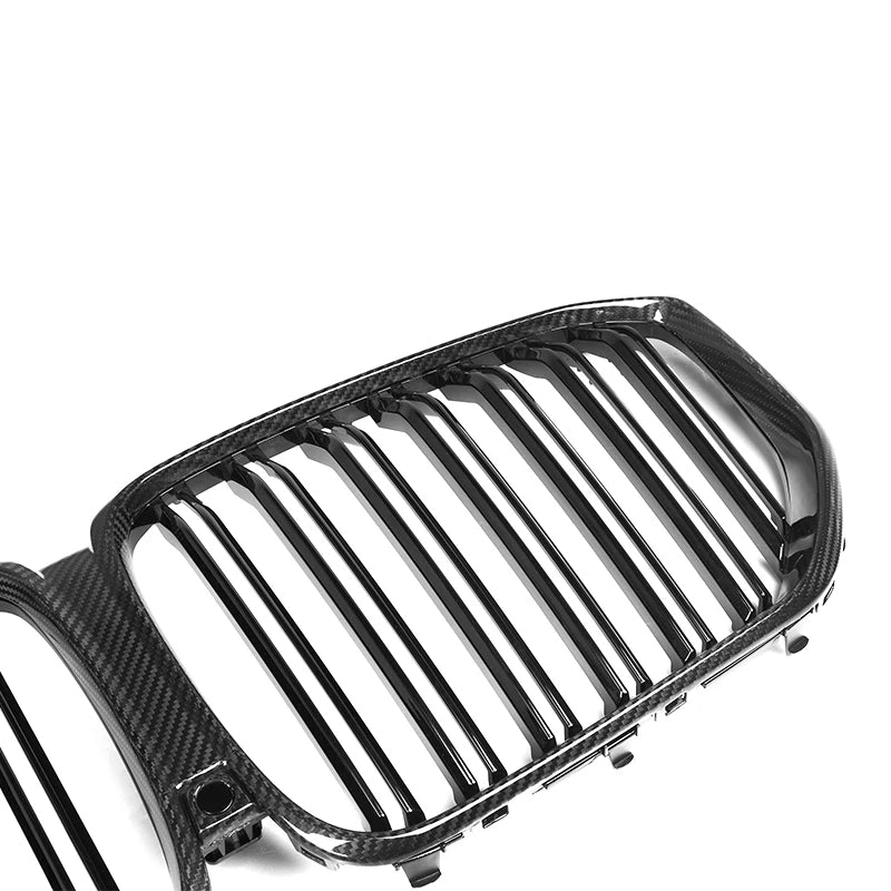BMW X5/X5M G05/F95 Carbon Dubbele Lamellen Nieren Grill (2018-2023)